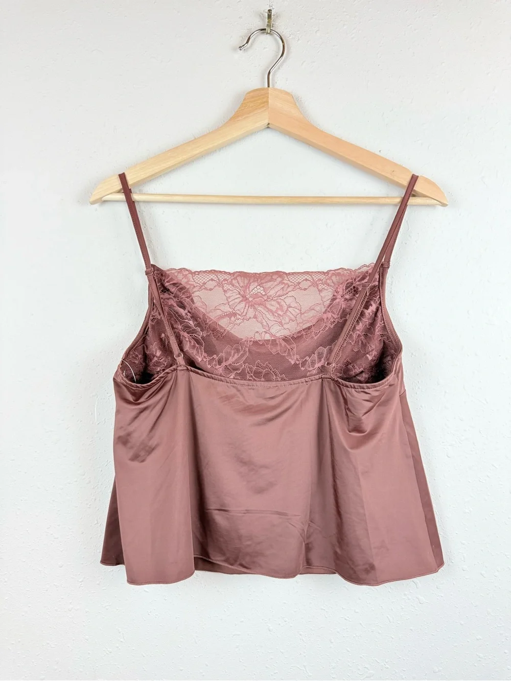 Free People Sophie Lace Trim Cinnamon Stick Cami Top Sz Medium NWT